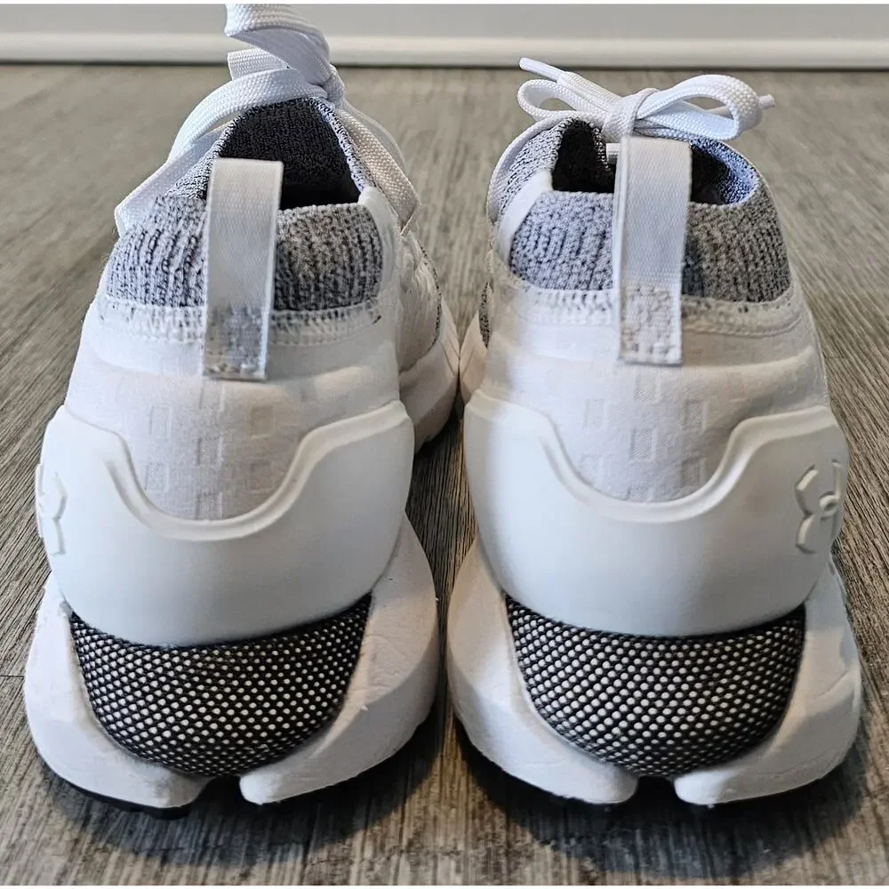 Under Armour HOVR Phantom 1 Running Shoes White Black Men's 6.5 3028384-100